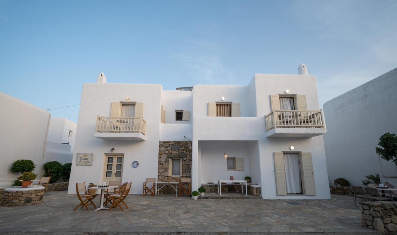 Twins-Trisa Apartments Ornos  Extérieur photo